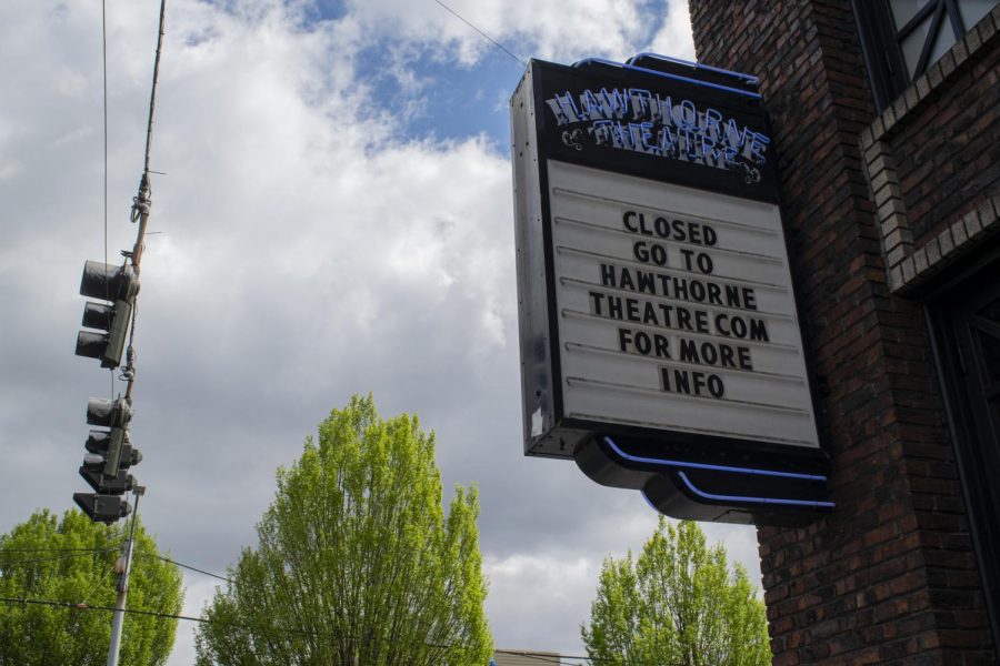 A famous concert venue, The Hawthorne Theater, in Portland, Oregon closed due to COVID-19
