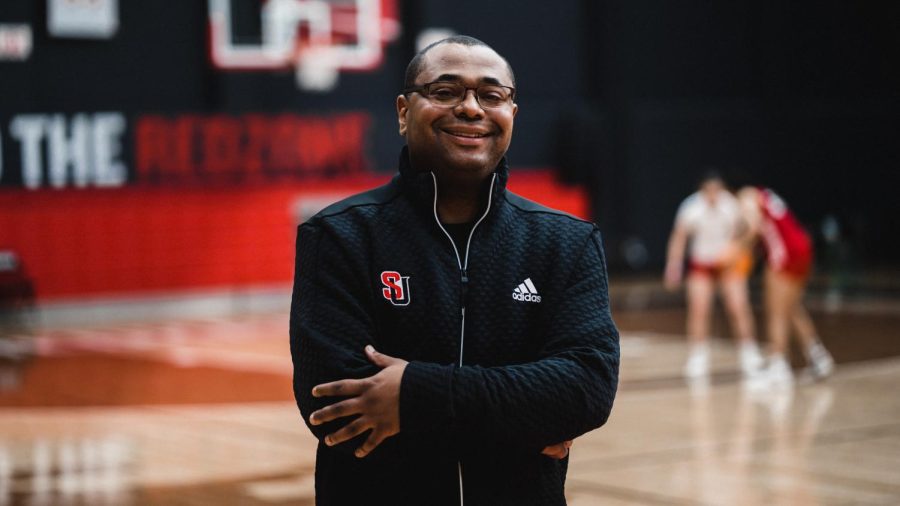 Women's basketball coach Skyler Young. 