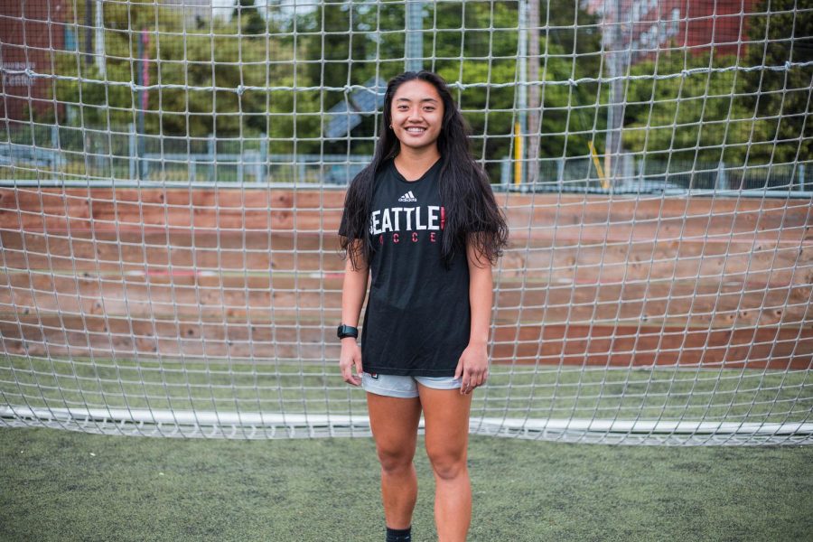 Soccer player U'i Kaaihue.