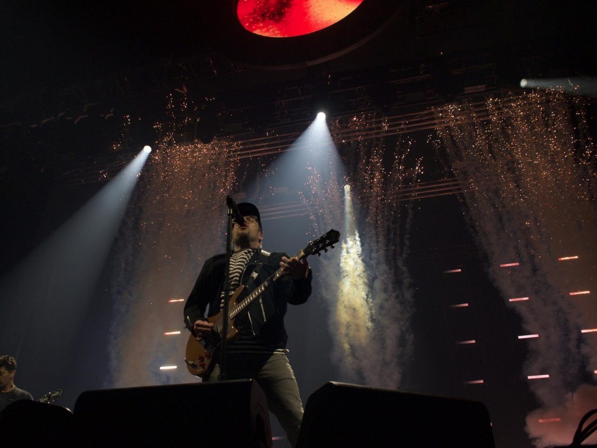 Patrick Stump of Fall Out Boy at Climate Pledge Arena.